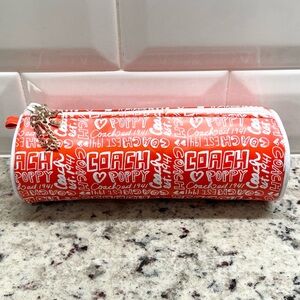 Coach Poppy Vintage Cosmetic/Pencil Case EUC